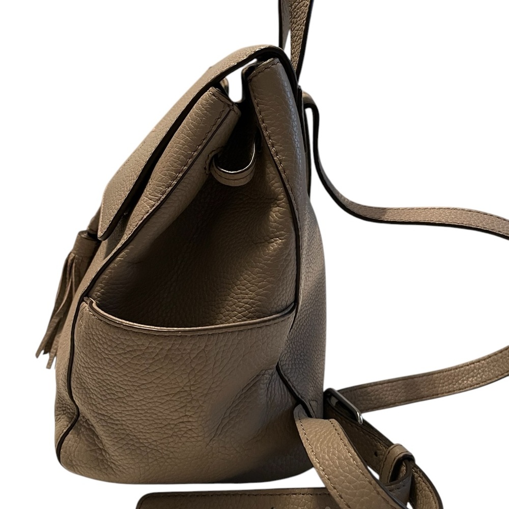 Tory Burch Tan Leather Backpack - Picture 4 of 13